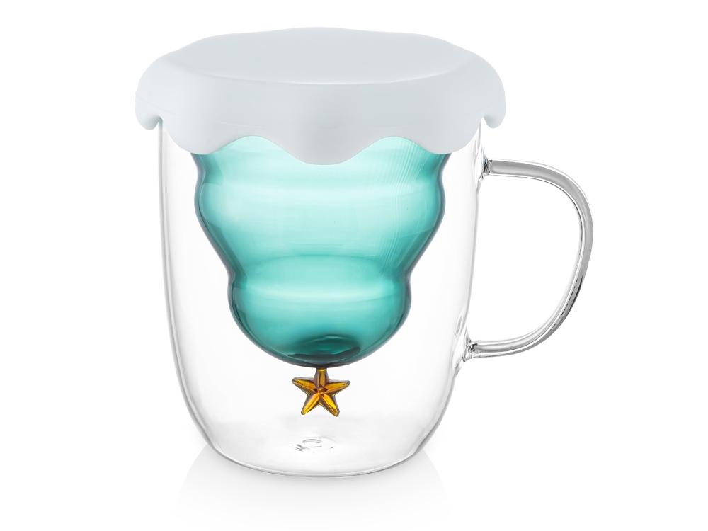 Кружка с двойными стенками с елочкой внутри Winter Wonderland с логотипом YoonY | Print Logo