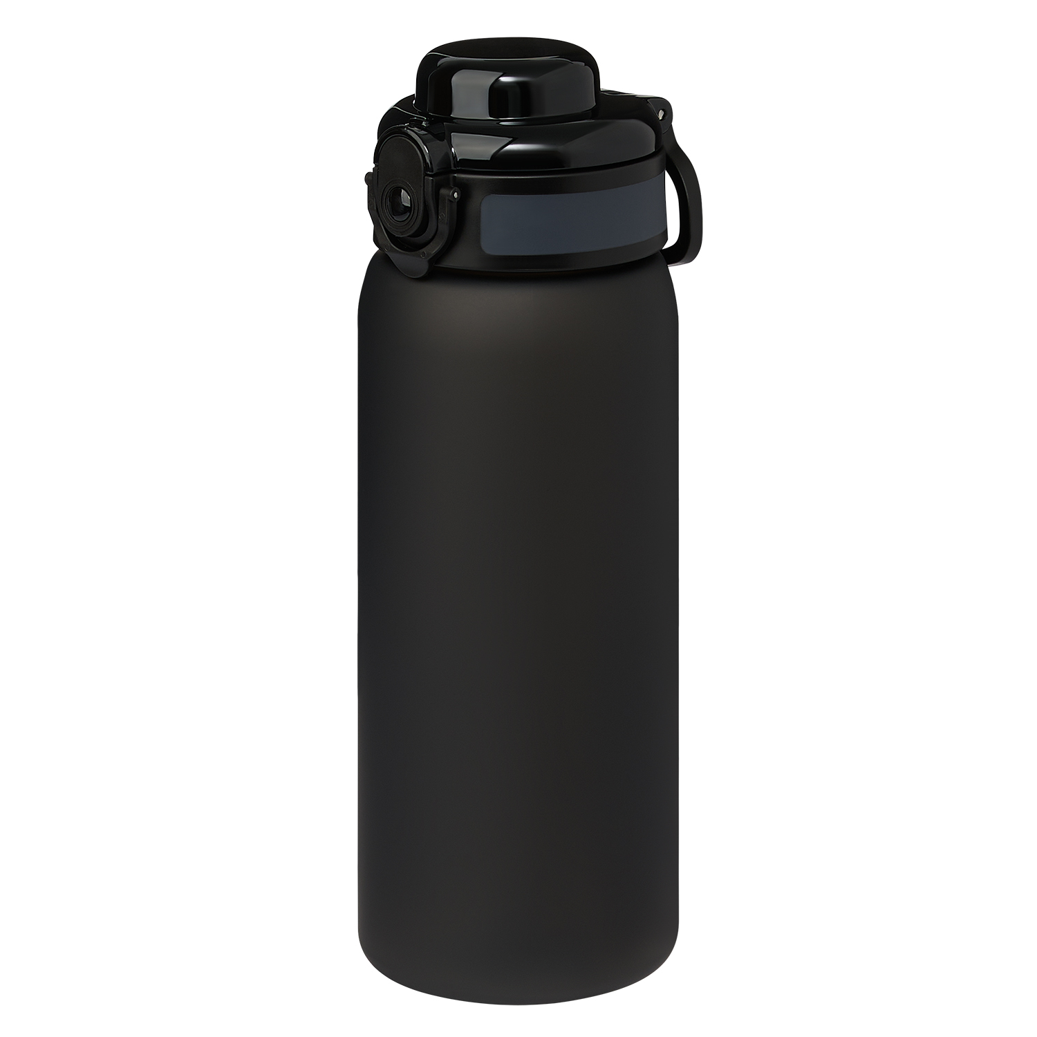 Бутылка для воды Roys, черная фото на сайте Print Logo.