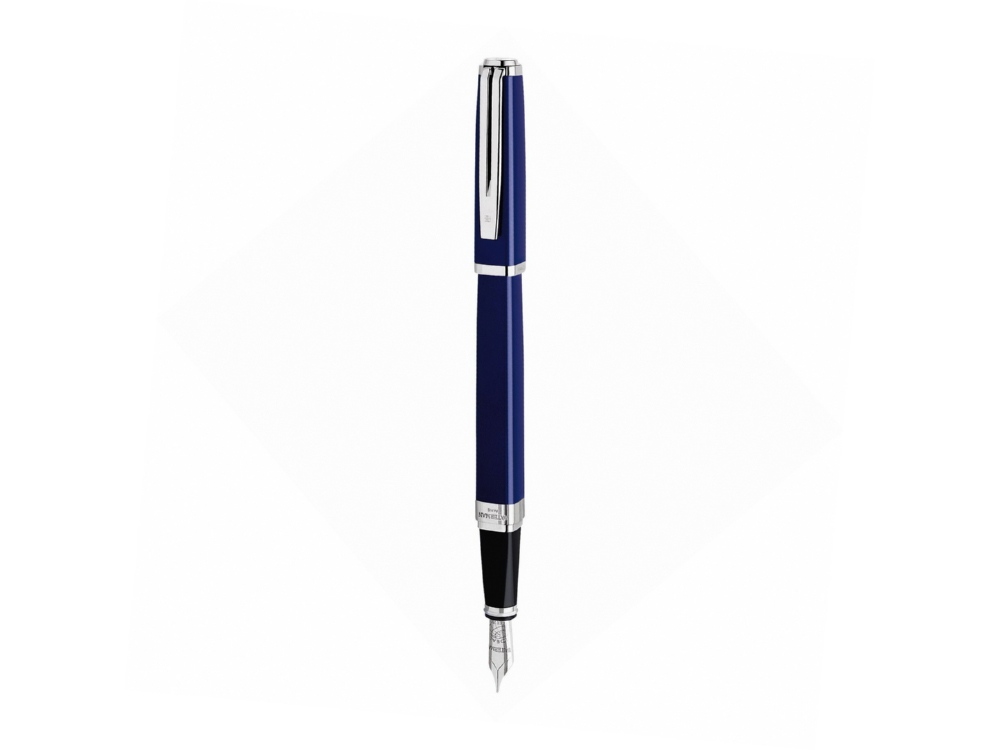 Перьевая ручка Waterman Exception, цвет: Slim Blue ST, перо: F