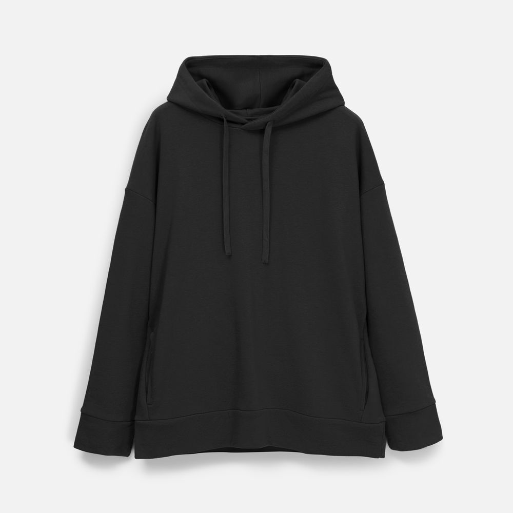 Худи унисекс H2, черное, размер XL/XXL