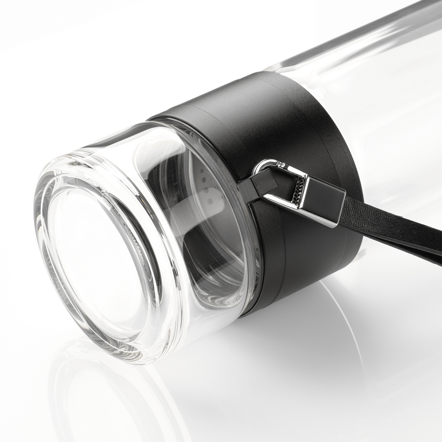 Бутылка стеклянная с двойными стенками Терсо (Terso), черная