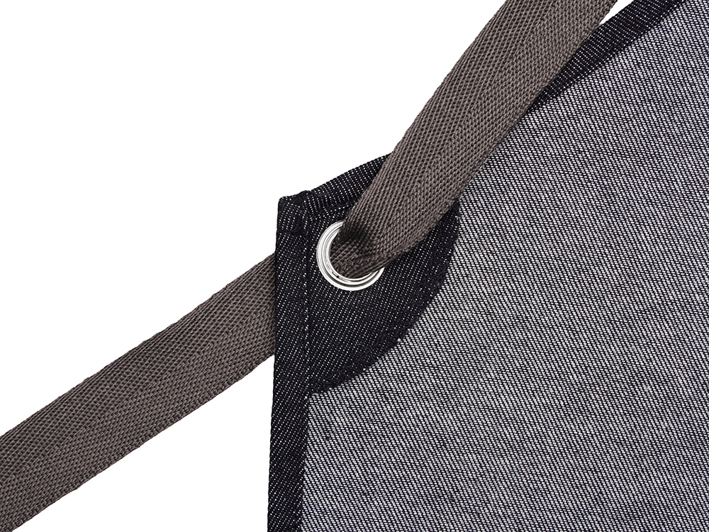 Джинсовый фартук с карманами Fry, черный