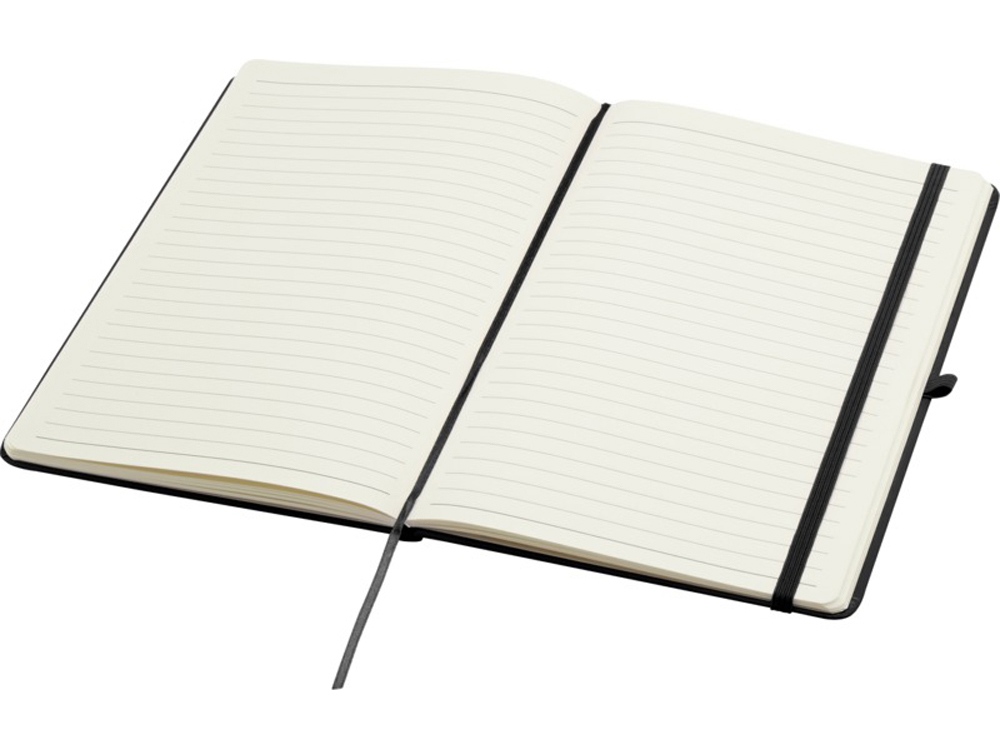 Блокнот Spectrum Plus формата A5 в твердой обложке - сплошной черный