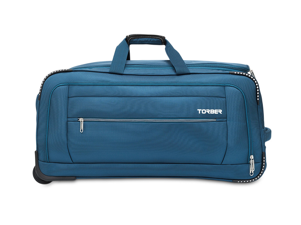 Сумка на колесах ВИВИ, 56 л с логотипом Torber | Print Logo