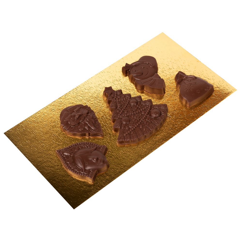 набор фигурного шоколада choco new year на заказ фото на сайте Print Logo.