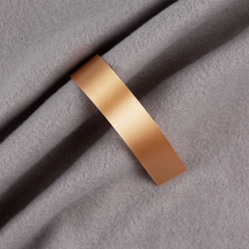 Лента сатиновая Satin 20 XXL, белая с логотипом сделано в России | Print Logo