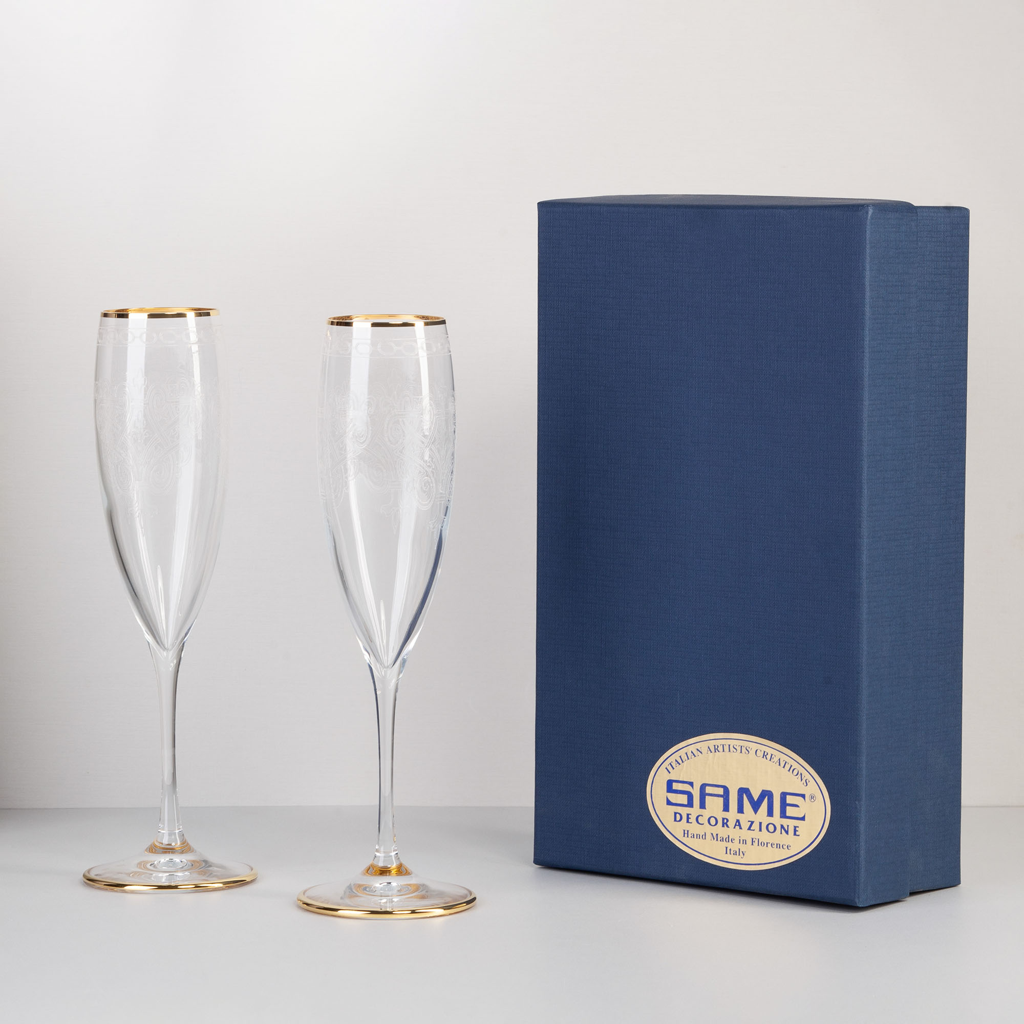 Набор для шампанского "Шампань", 2 фужера фото на сайте Print Logo.