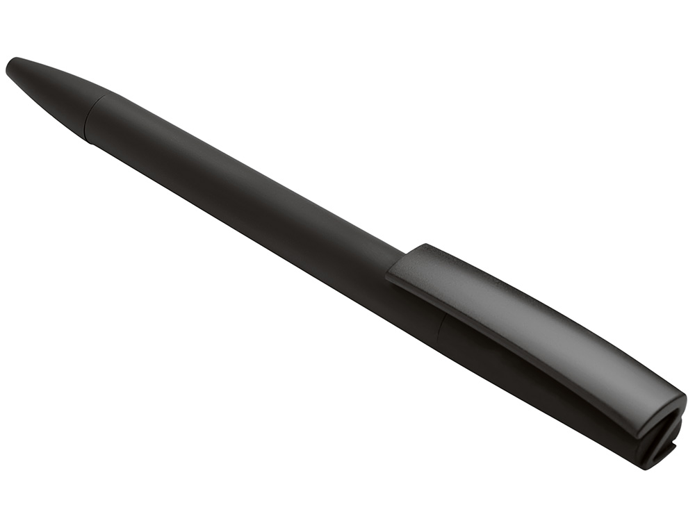 Ручка пластиковая soft-touch шариковая Zorro, черный