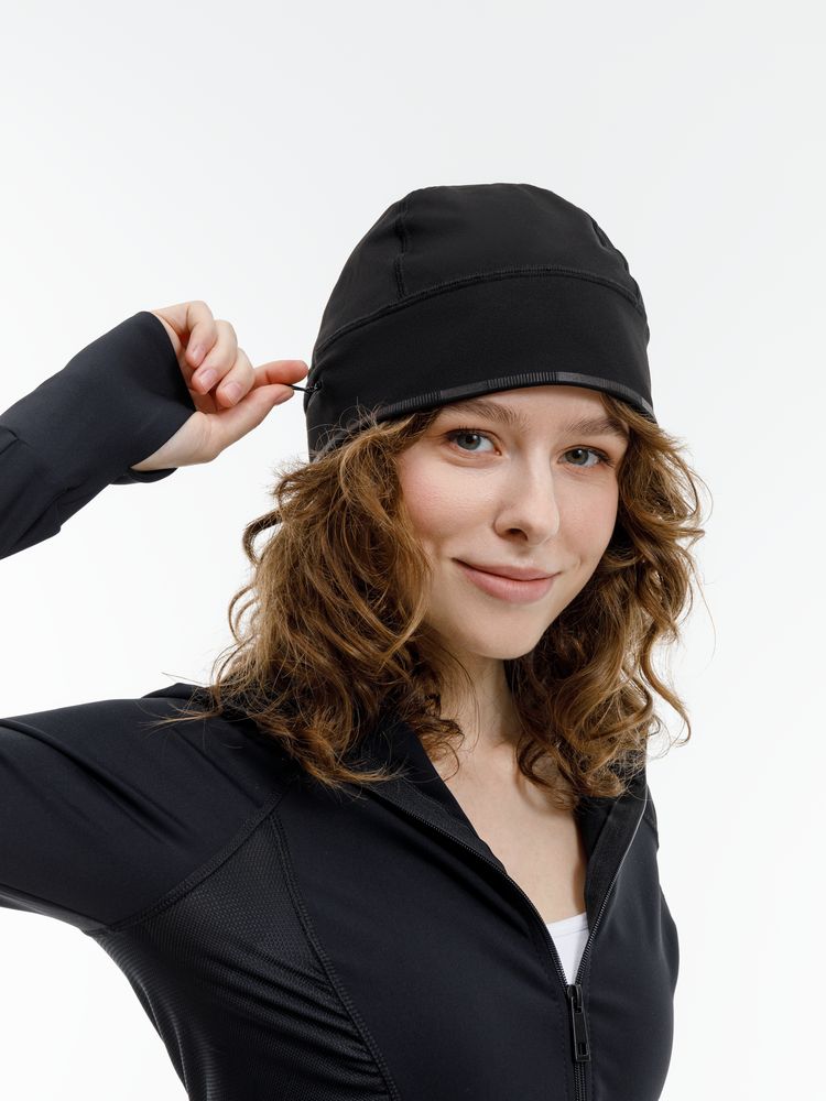 Спортивная шапка утепленная Jogge с логотипом Stride | Print Logo