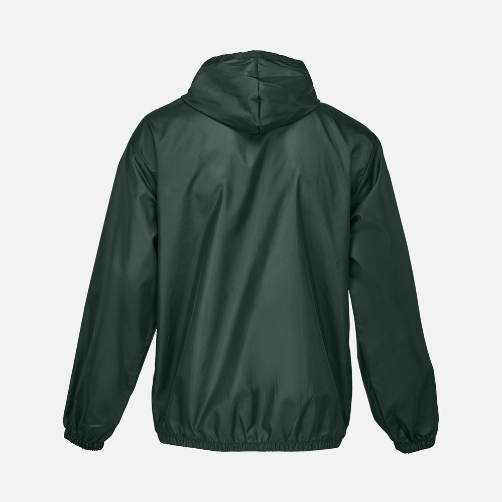 Ветровка унисекс Shield, темно-зеленая, размер XXL