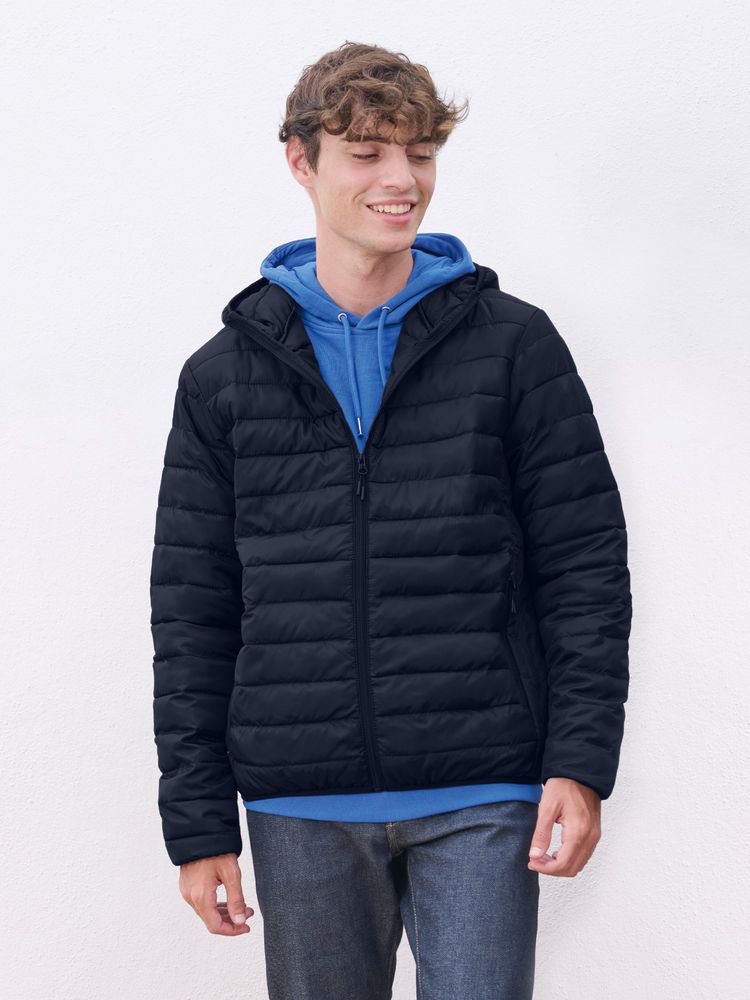 Куртка с капюшоном мужская Stream Men, темно-синяя, размер 3XL