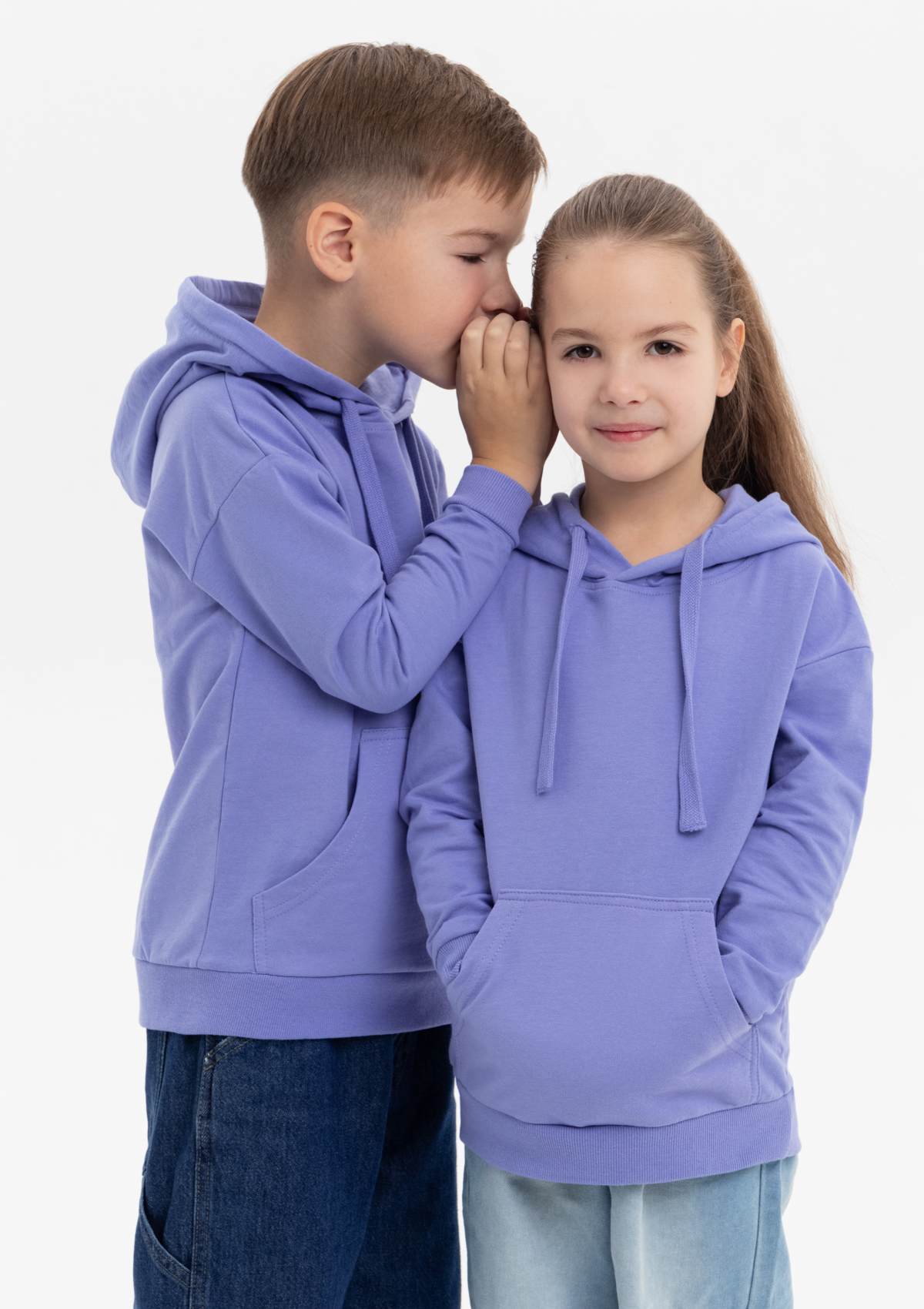 Худи детское STAN футер без начеса 260, 23J, Сливовый,  (95)  (14/14 лет)