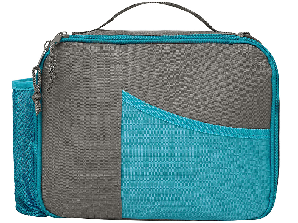 Изотермическая сумка-холодильник Breeze New для ланч-бокса, серый/голубой