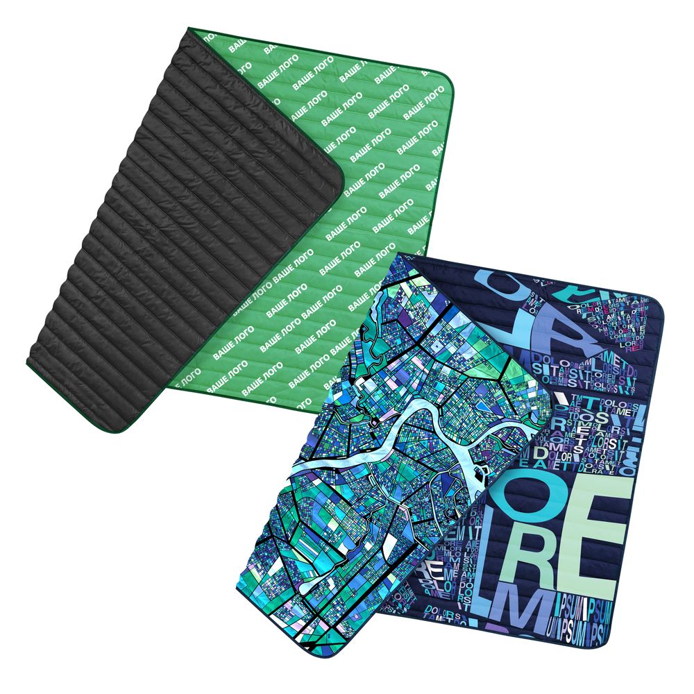 Плед Mosaic с печатью на заказ с логотипом сделано в России | Print Logo