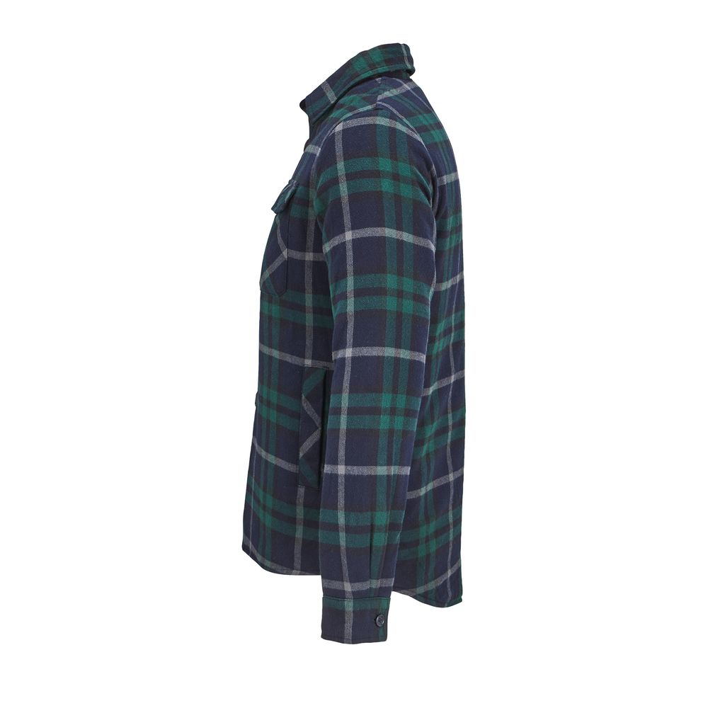 Куртка-рубашка оверсайз унисекс Noah, темно-зеленая, размер 3XL/4XL