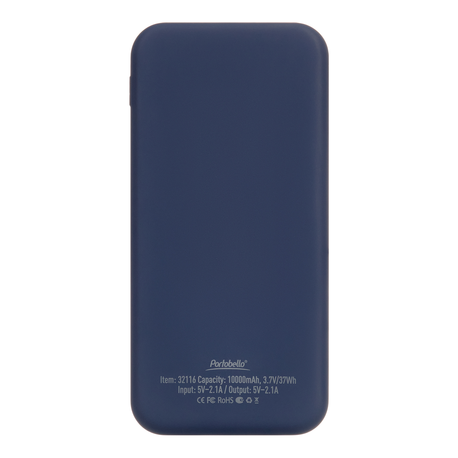 Внешний аккумулятор с подсветкой Люче (Luce) 10000 mAh, синий