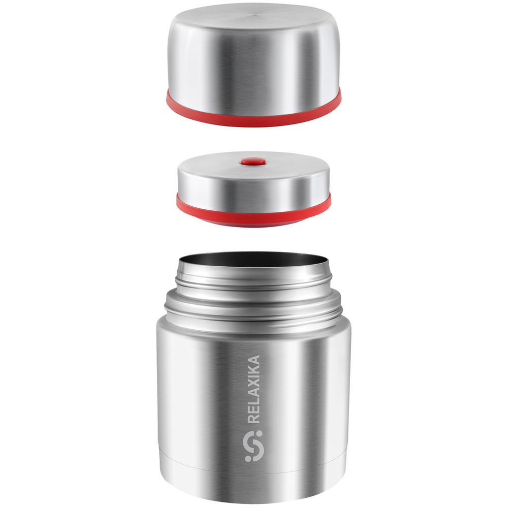 Термос для еды Relaxika 500, в чехле фото на сайте Print Logo.