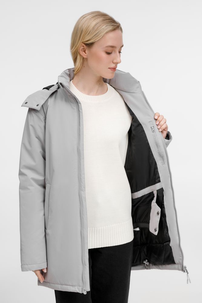 Куртка-парка унисекс Sfera с логотипом Manevr | Print Logo