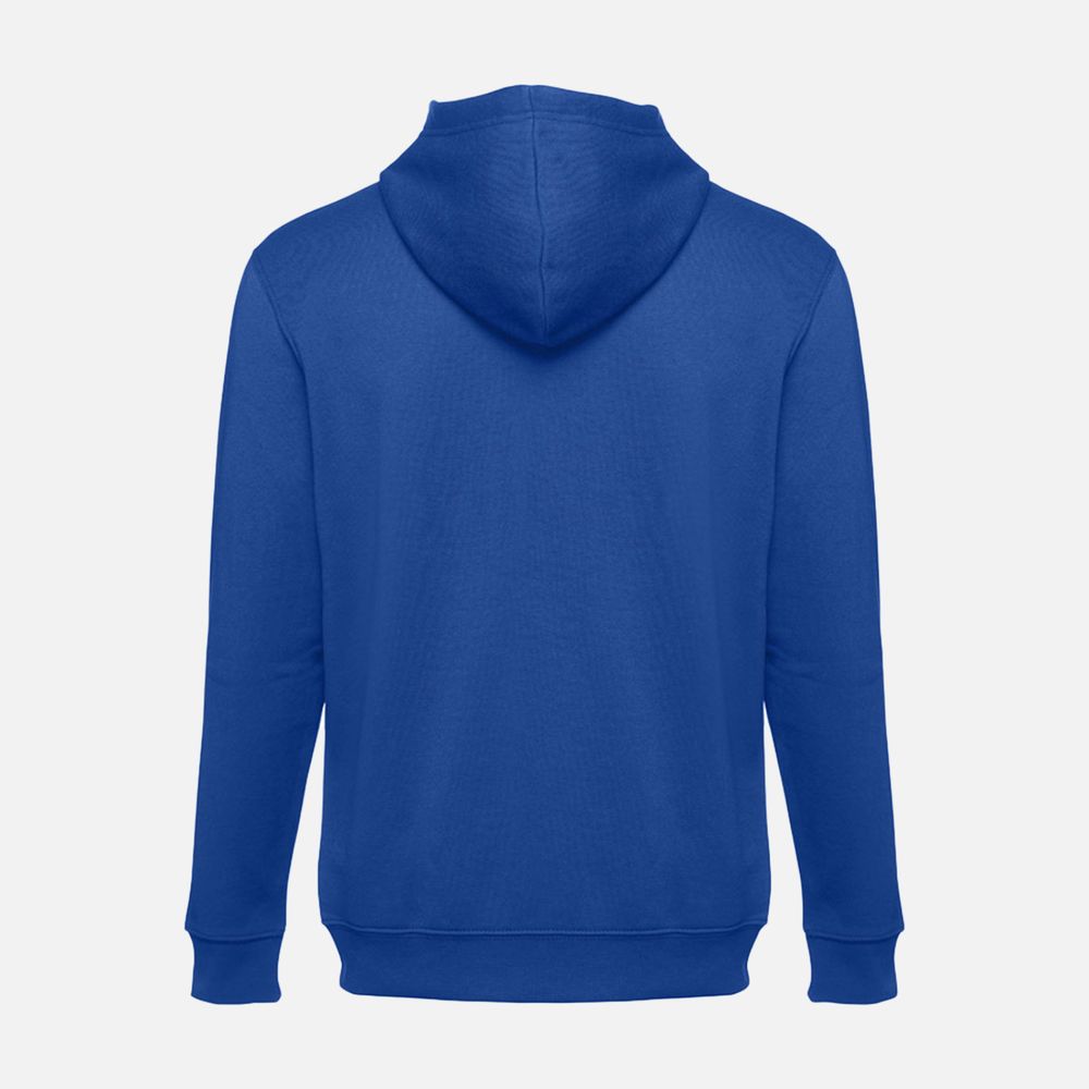 Толстовка мужская на молнии с капюшоном Amsterdam, ярко-синяя, размер XXL