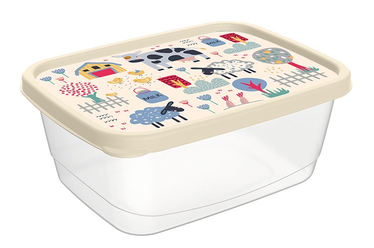 Контейнер для продуктов Kontti на заказ — пример нанесения логотипа (сделано в России) | Print Logo