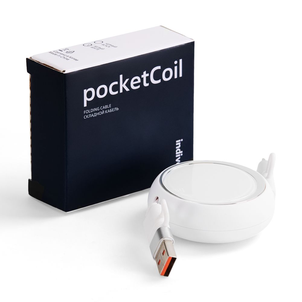 Складной кабель с переходниками pocketCoil
