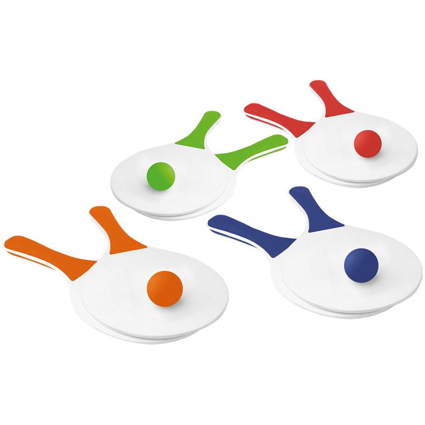 Набор для игры в пляжный теннис Filipinas — пример нанесения логотипа () | Print Logo