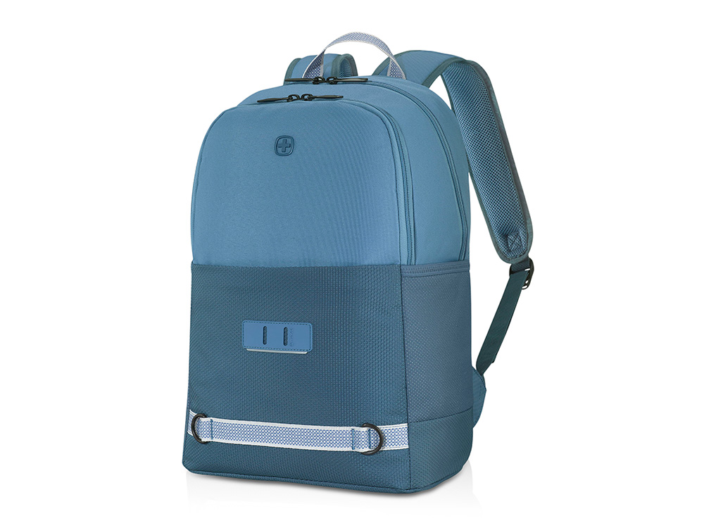 Рюкзак WENGER Tyon 15.6, голубой, переработанный ПЭТ/Полиэстер, 32х18х48 см, 23 л.