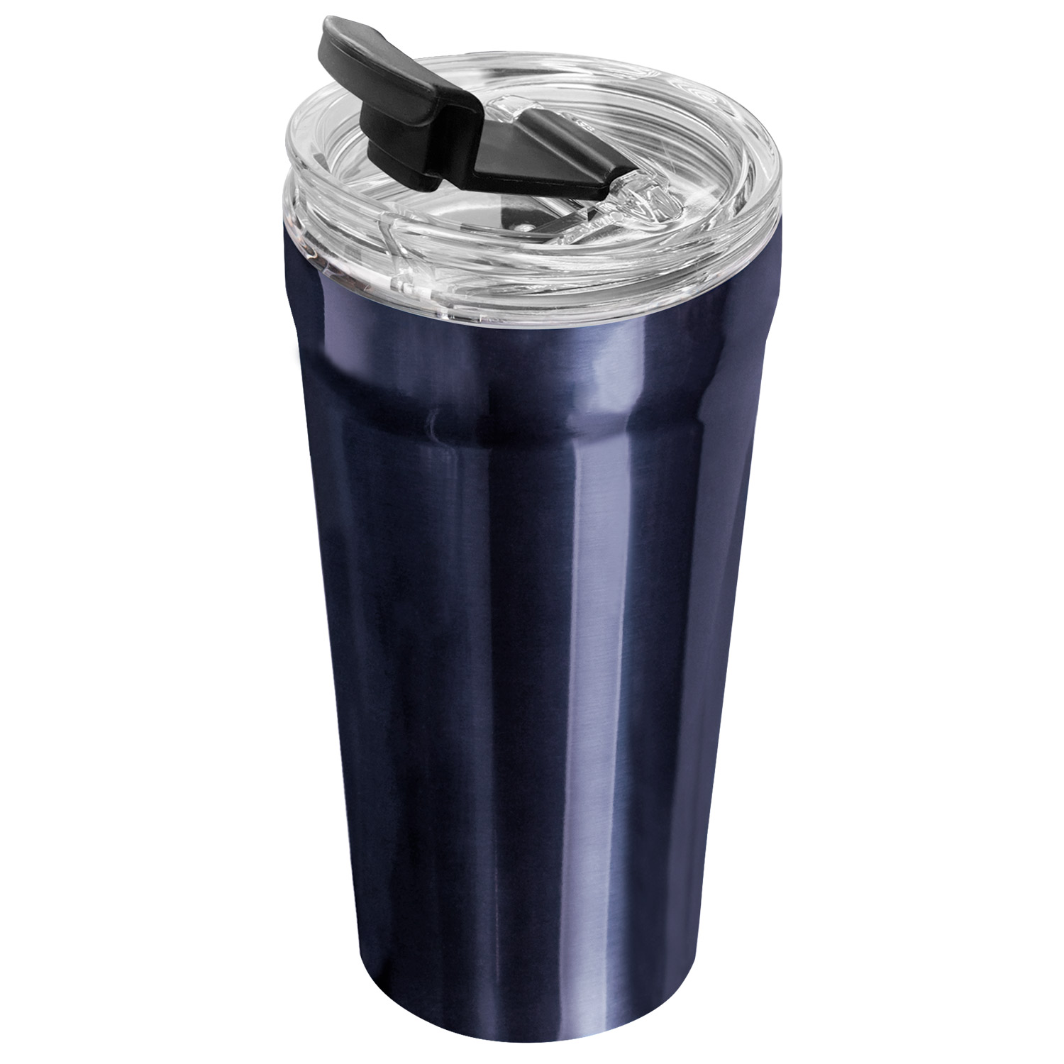 Термокружка вакуумная Forte, светло-синяя — пример нанесения логотипа (Portobello Термокружки) | Print Logo