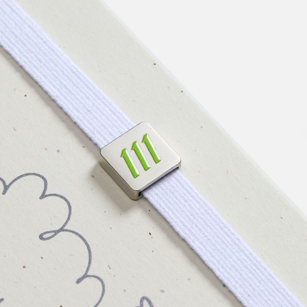 Квадратный шильдик на резинку Direct