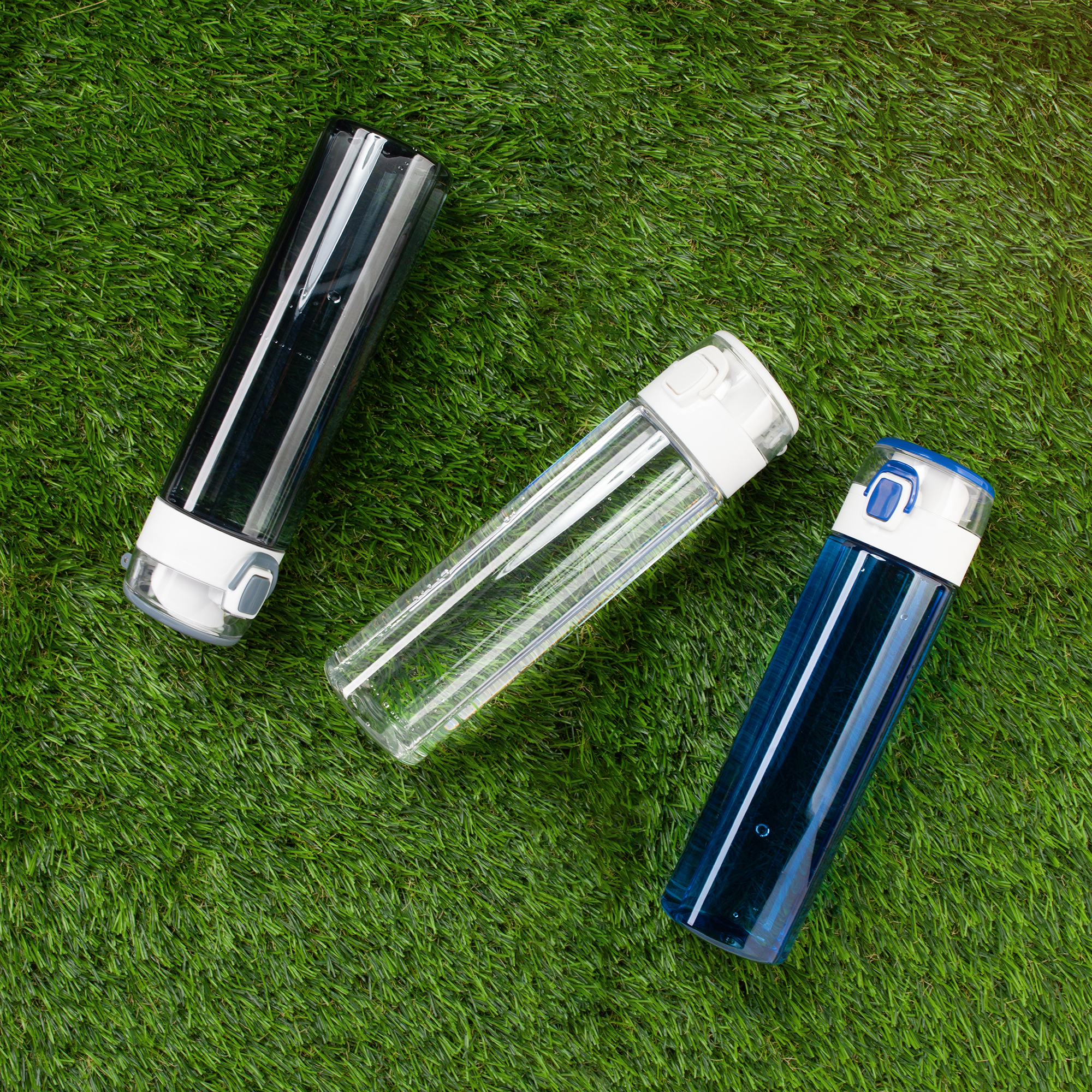 Бутылка для воды "Vita" 600 мл, темно-серая фото на сайте Print Logo.