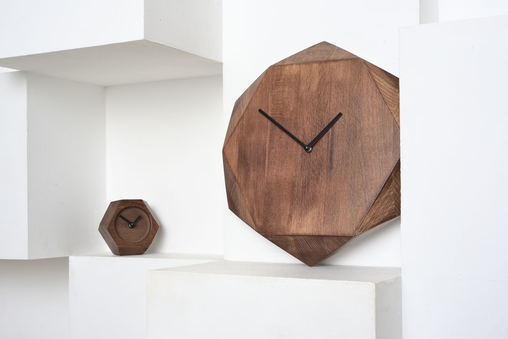 Часы настенные Wood Job фото на сайте Print Logo.
