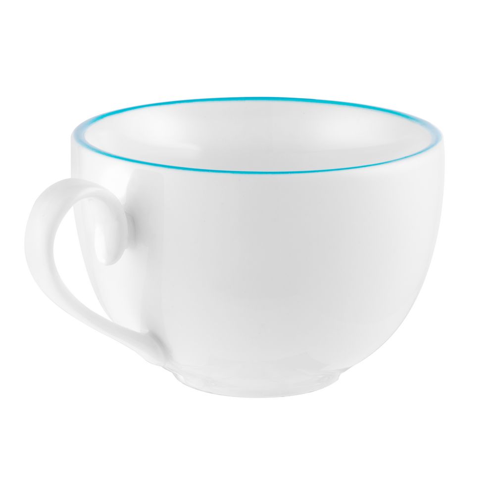 Чашка «С голубой каемочкой!» фото на сайте Print Logo.