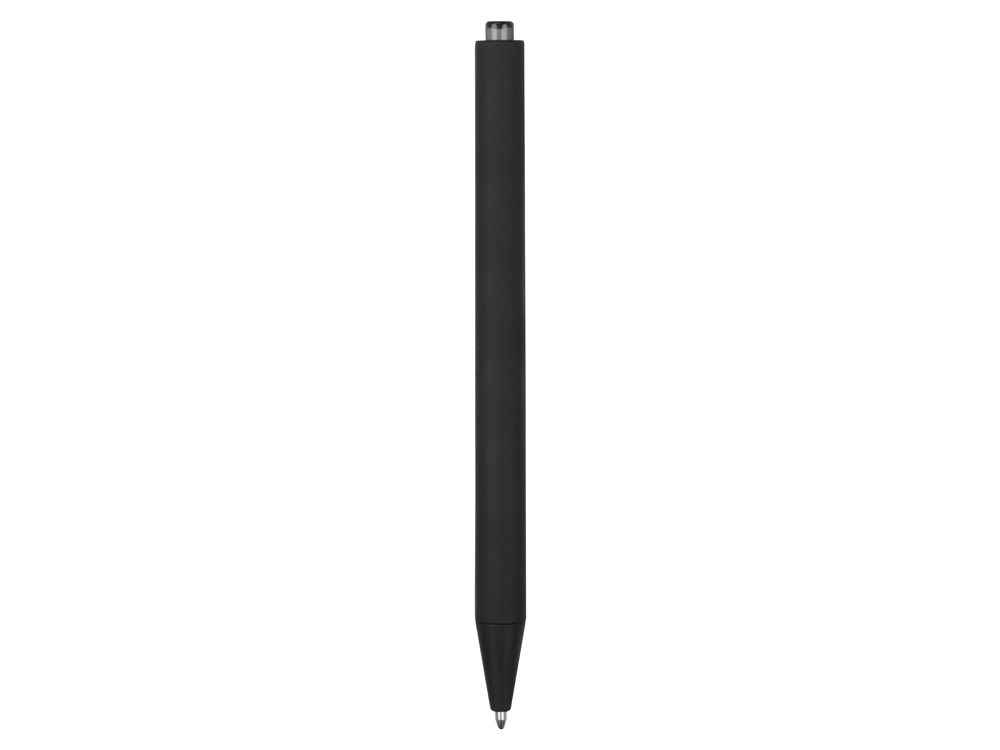 Ручка шариковая Pigra модель P01 PRR софт-тач, черный