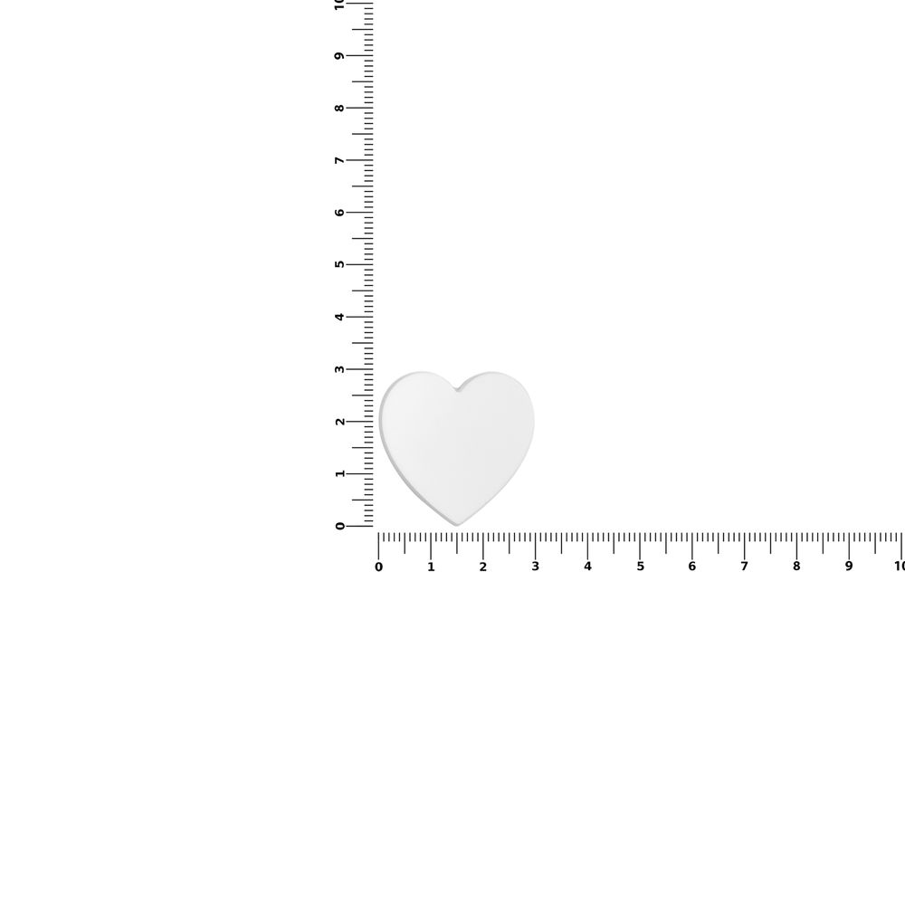 Джибитс из ПВХ «Сердце» фото в интернет-магазине Print Logo.