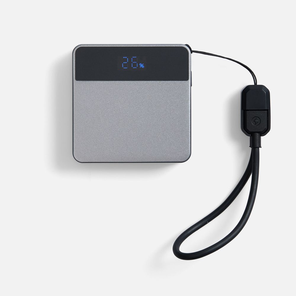 Внешний аккумулятор с беспроводной зарядкой Aura Power 5000 мАч фото на сайте Print Logo.