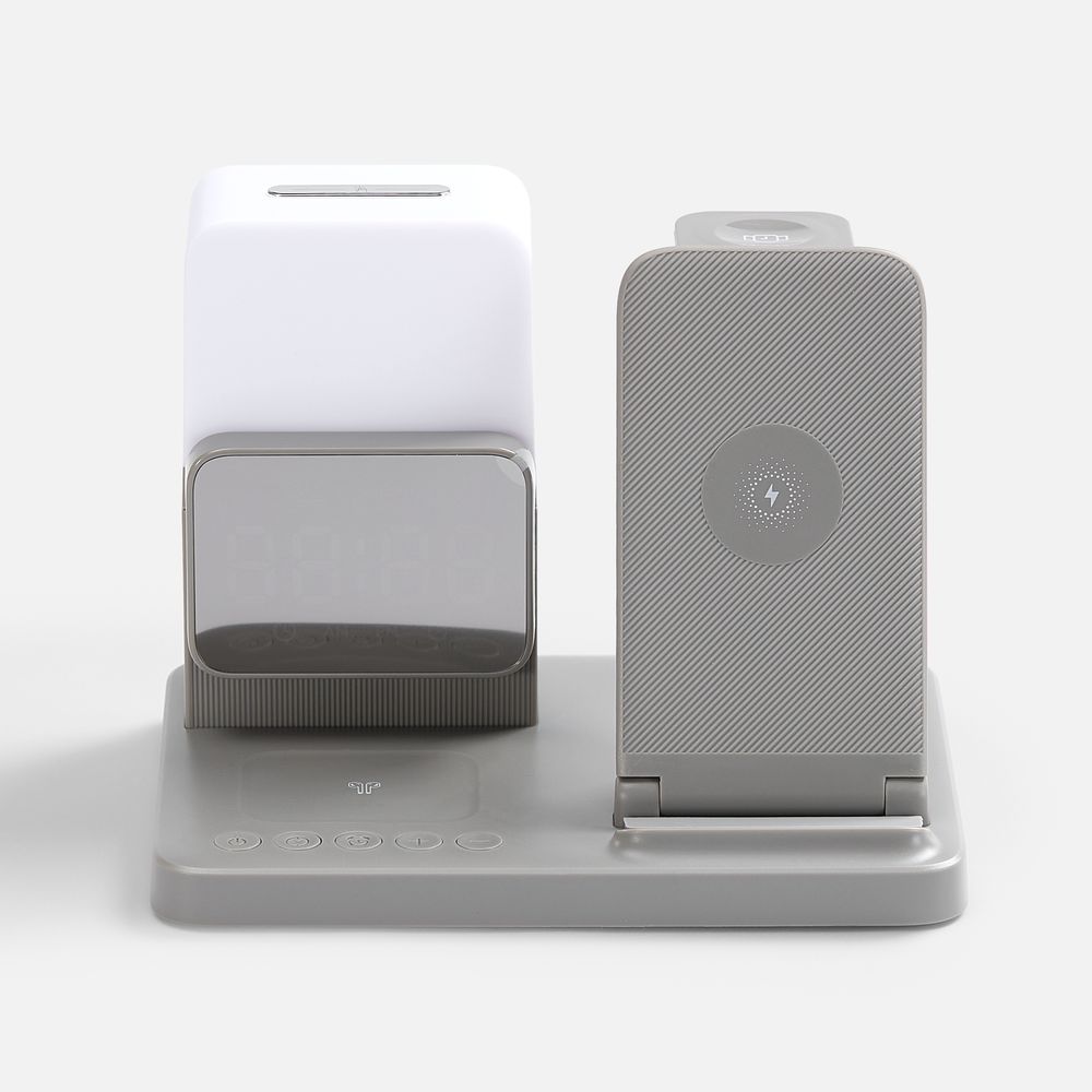 Зарядная станция с электронными часами и подсветкой Large Charge ver.3 фото на сайте Print Logo.