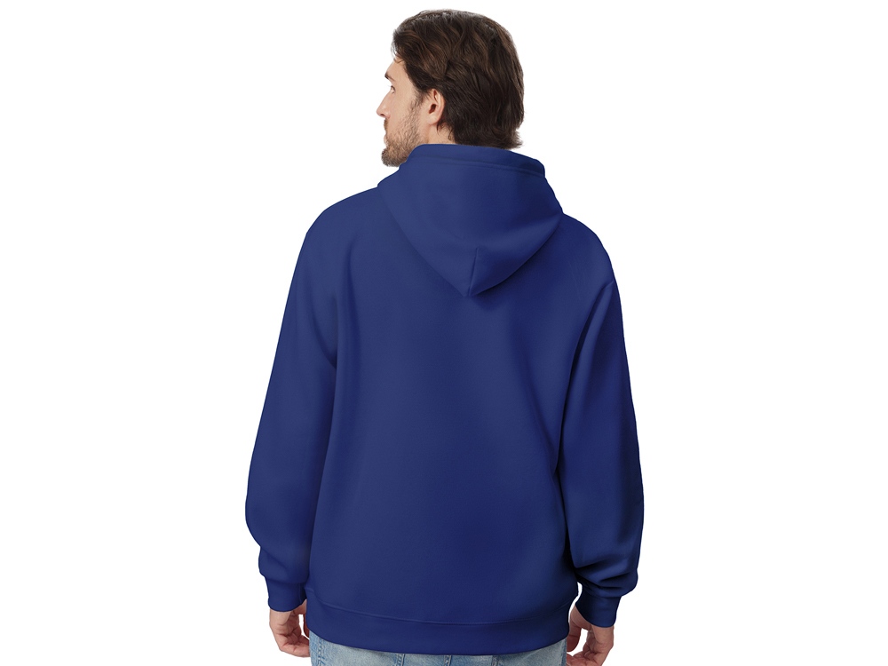 Толстовка с капюшоном оверсайз Lisbon унисекс, классический синий