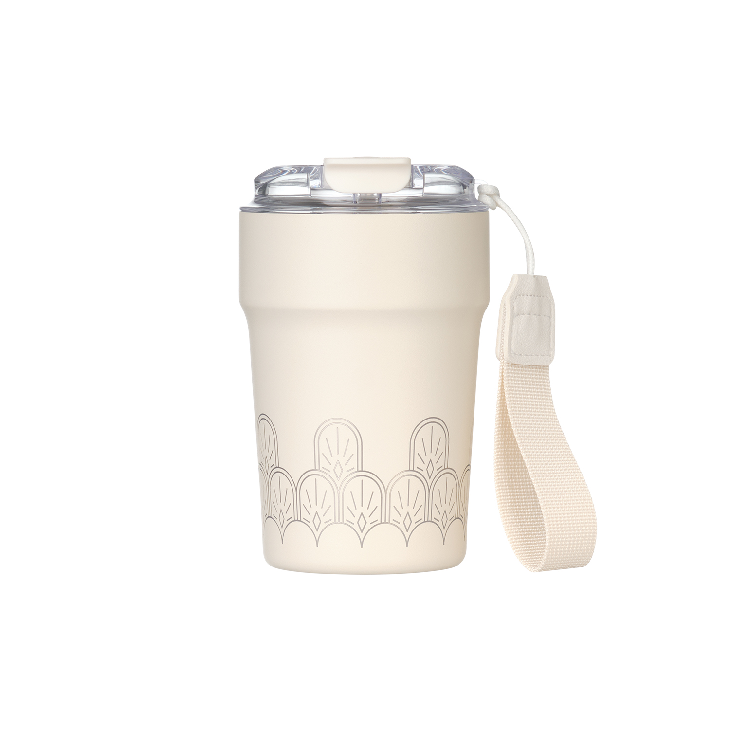 Термокружка вакуумная Монако, бежевый