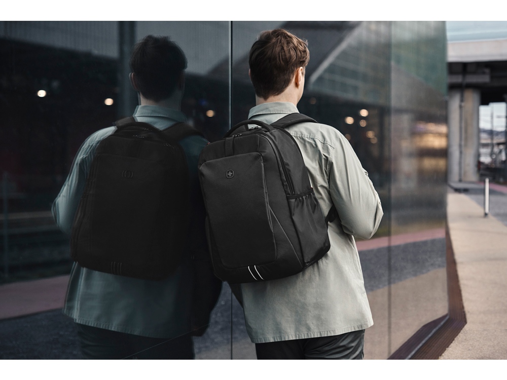 Рюкзак WENGER XE Professional 15.6, черный, переработанный ПЭТ/Полиэстер, 32х22х44 см, 23 л.
