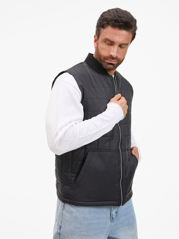 Жилет унисекс Warmbridge, черный, размер S