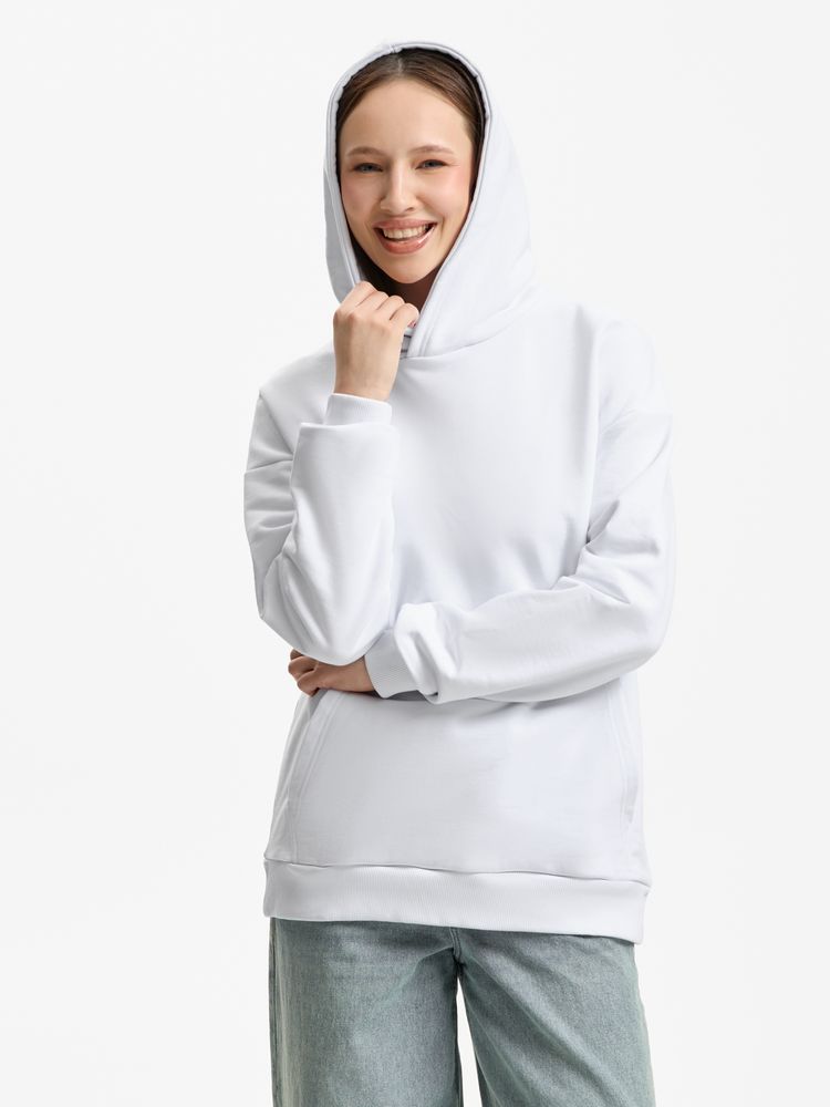Худи унисекс оверсайз Daylero, белое, размер 3XL/4XL