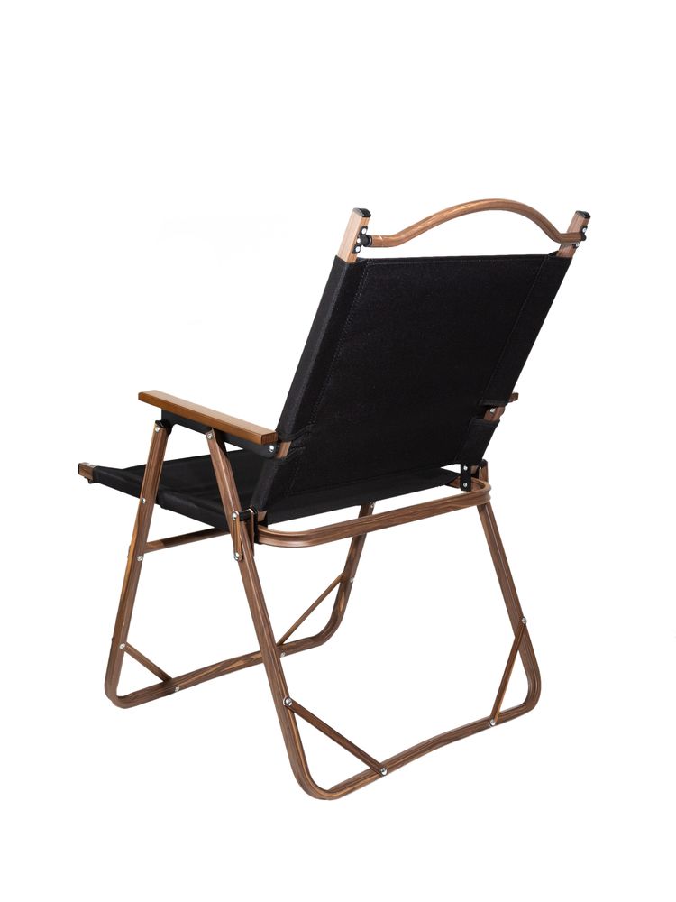 Стул MW02 складной, черный фото на сайте Print Logo.