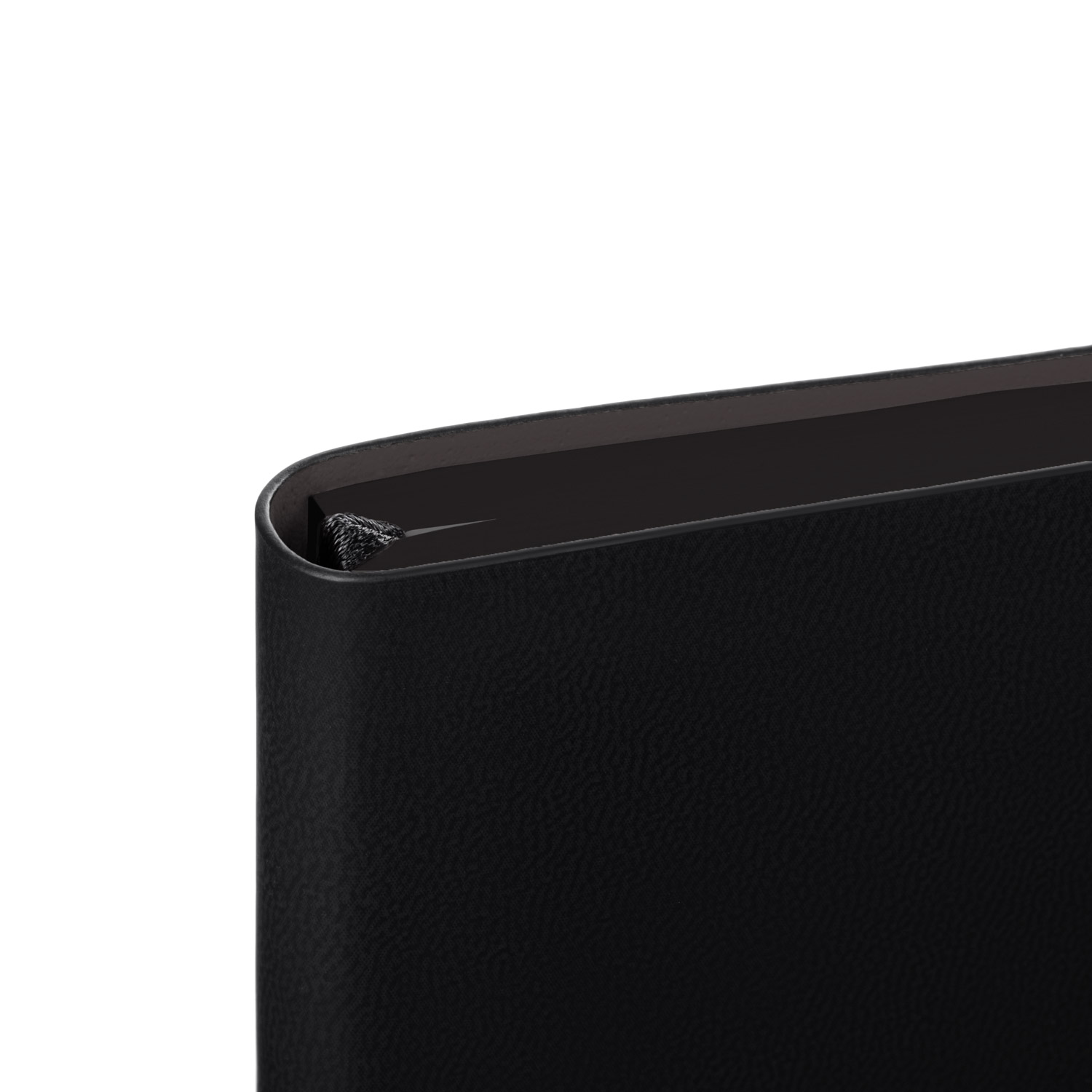 Ежедневник Латте софт-тач (Latte soft touch) недатированный, черный