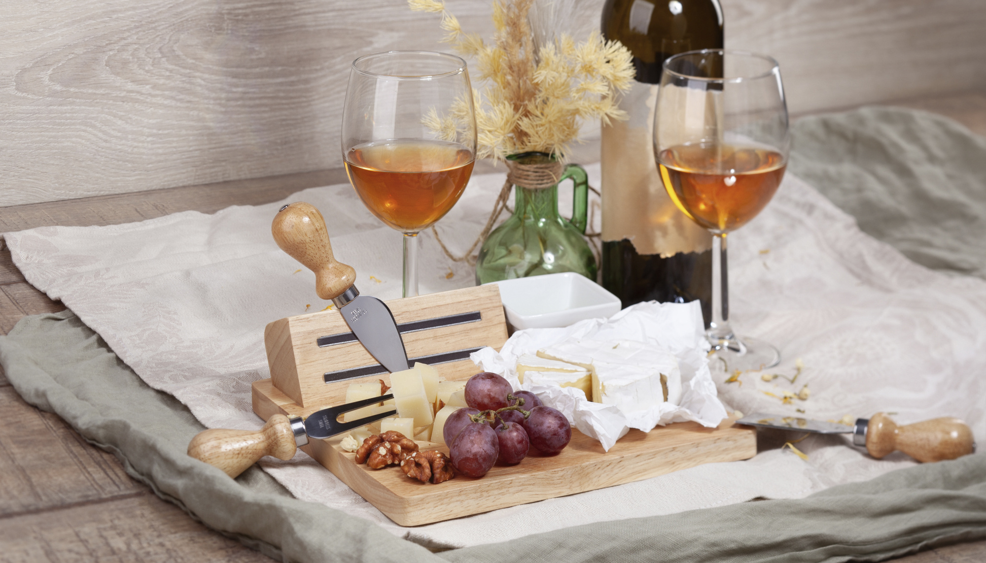 Набор для сыра "Cheese bar" — пример нанесения логотипа () | Print Logo