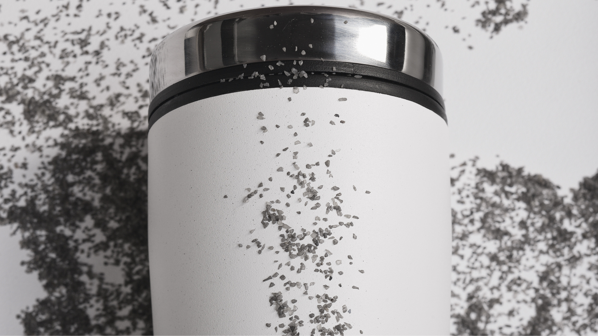 Термостакан "Европа" 500 мл, покрытие пудра — пример нанесения логотипа (SOFTOUCH) | Print Logo