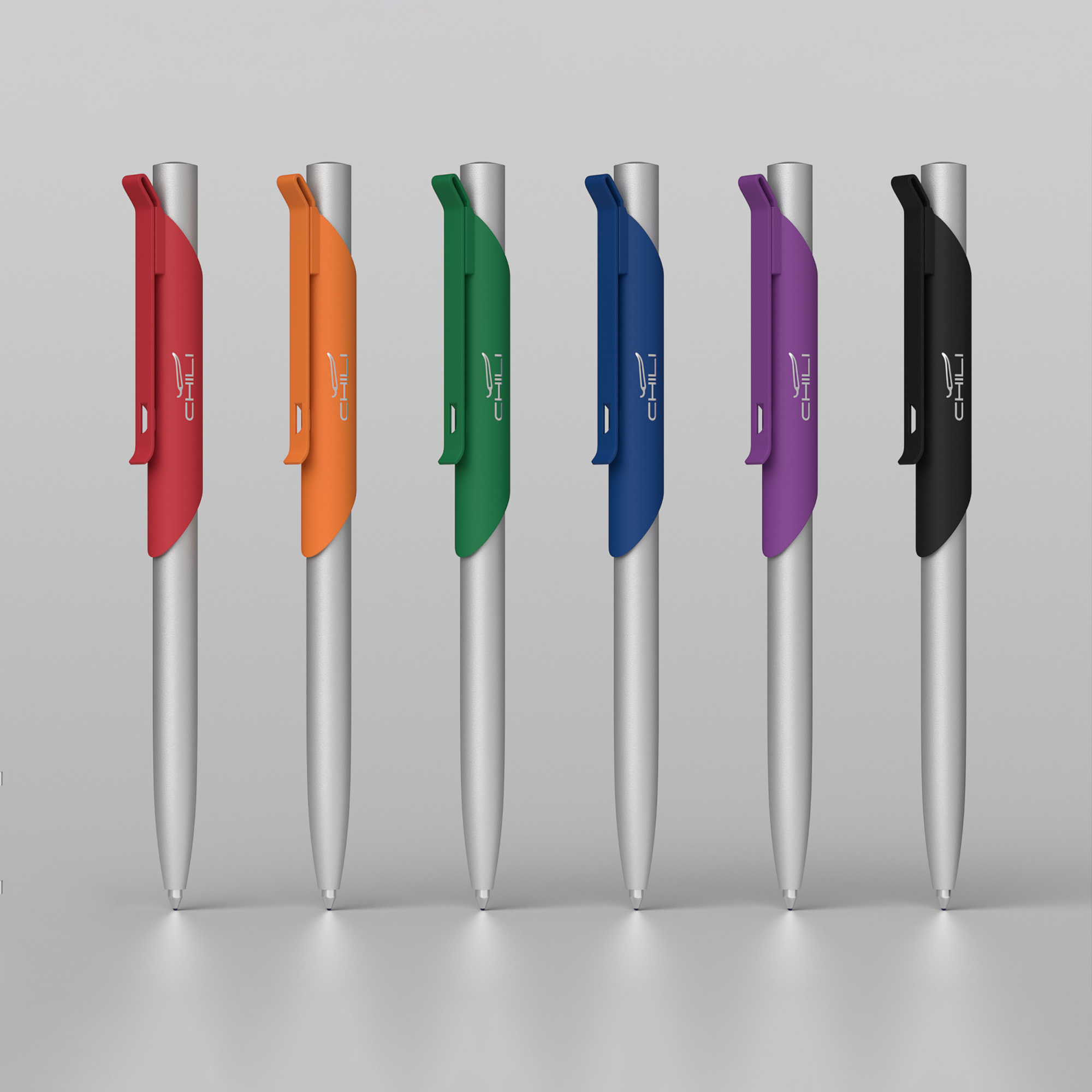 Ручка шариковая "Skil", покрытие soft touch фото на сайте Print Logo.