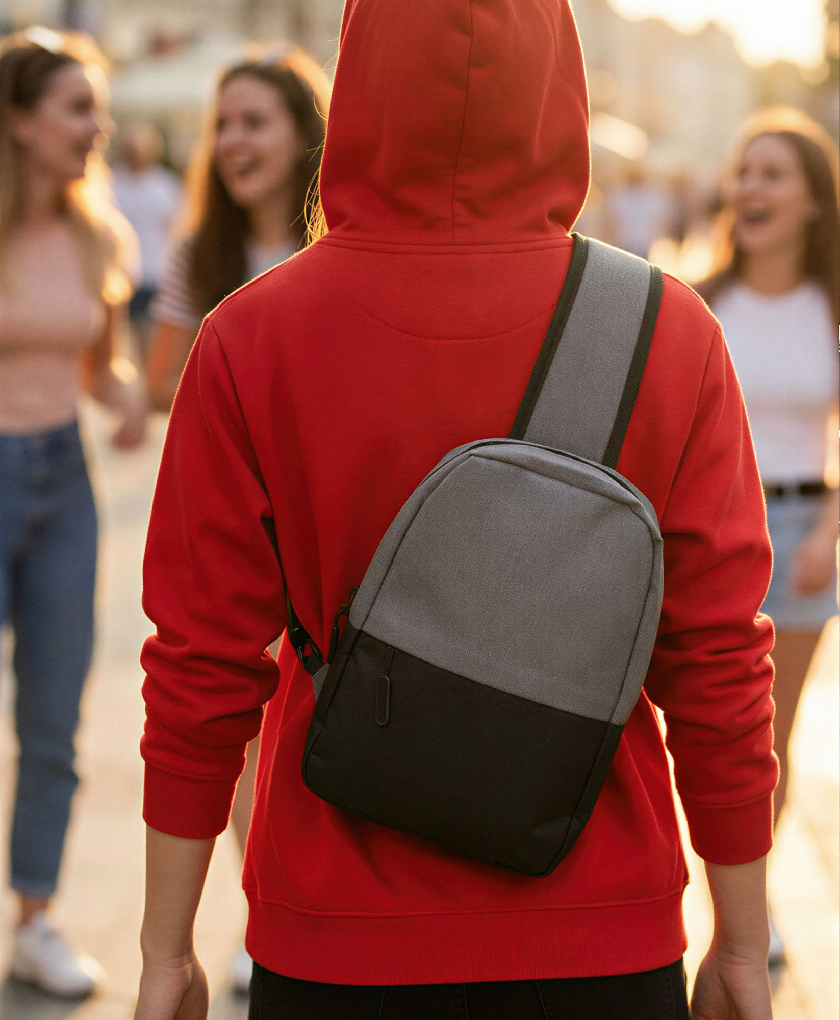 Рюкзак "Single" на одно плечо фото на сайте Print Logo.