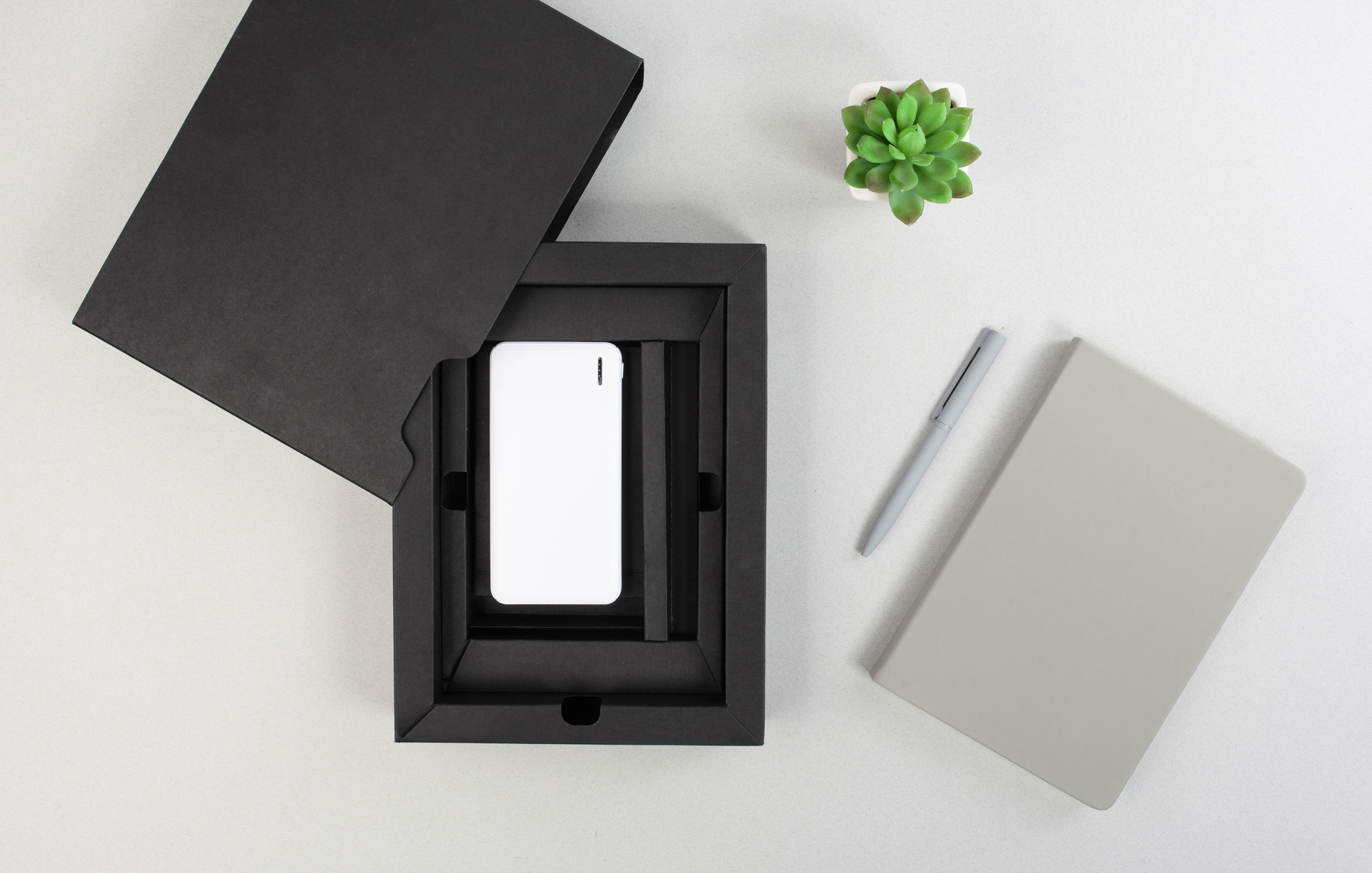 Набор "Light gray S", серый с белым