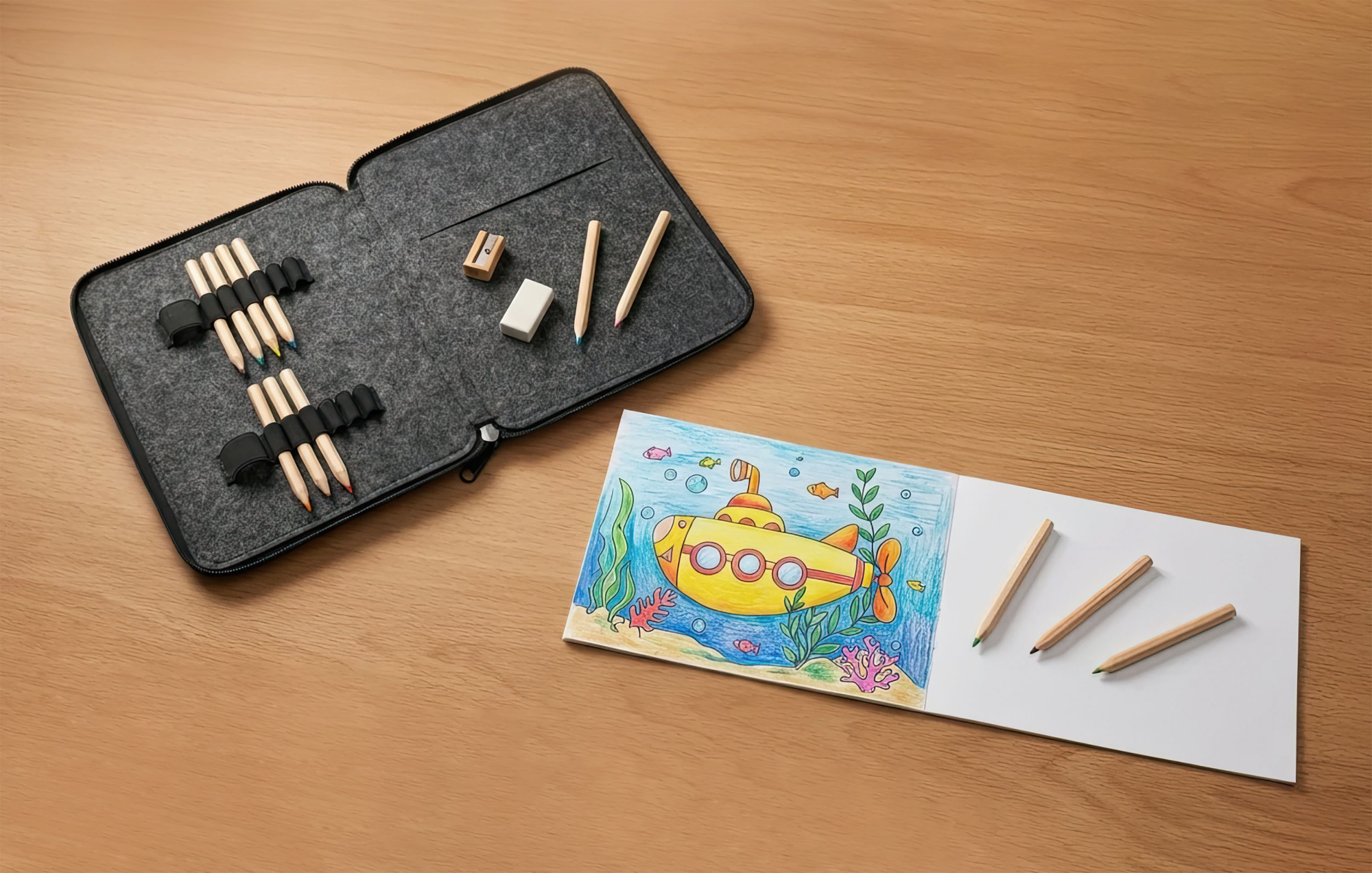 Набор для рисования "Эскиз" фото на сайте Print Logo. 