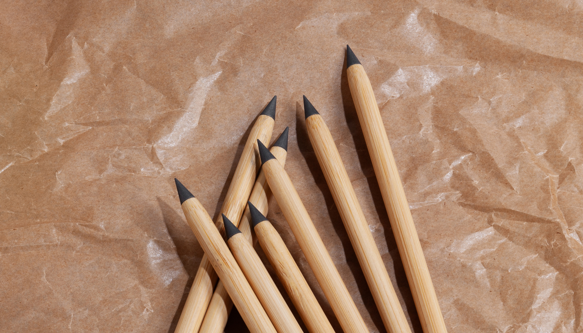 Вечный карандаш "Groot" с ластиком, бамбук фото на сайте Print Logo.